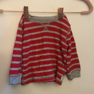 Carter’s 9 month thermal red gray striped